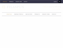 Tablet Screenshot of filaspun.com